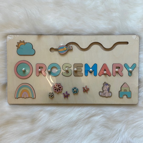rosemary name puzzle board - Picture 1 of 5